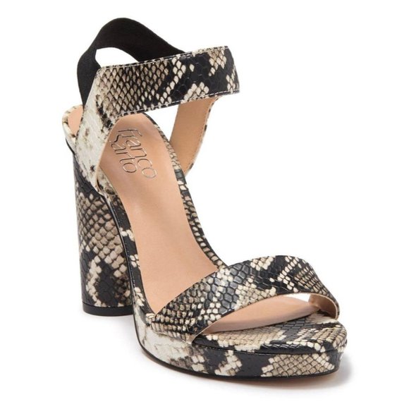 Franco Sarto Shoes - Franco Sarto Noa Snakeskin Printed Platform Sandal